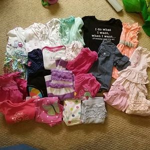 9-12 mos girls lot
